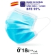 Pack Profesional 5000 uds Mascarillas Higienicas tres Capas BFE 95% Pack Profesional 5000 uds Mascarillas Higienicas tres Capas BFE 95%