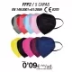 Pack 5000 uds FFP2 Surtido Colores Pack 5000 uds FFP2 Surtido Colores
