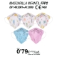 Mascarillas para Niños/as FFP2 de Colores 1000uds Mascarillas para Niños/as FFP2 de Colores 1000uds