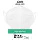 Pack 5000 Mascarillas KN95, 5 Capas Pack 5000 Mascarillas KN95, 5 Capas
