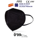 Pack 1000 uds Mascarillas Negras FFP2 Made in Spain Pack 1000 uds Mascarillas Negras FFP2 Made in Spain