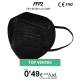 FFP2 Color Negro 20 uds FFP2 Color Negro 20 uds