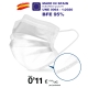Caja 5000uds Mascarillas Higienicas tres Capas BFE 95% Blancas Caja 5000uds Mascarillas Higienicas tres Capas BFE 95% Blancas