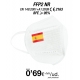FFP2 Blanca con Bandera Española 1000 uds FFP2 Blanca con Bandera Española 1000 uds