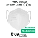 FFP2 Blanca Talla Mediana 1000uds FFP2 Blanca Talla Mediana 1000uds