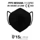 FFP2 Negra Talla Mediana 1000uds FFP2 Negra Talla Mediana 1000uds