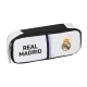 Estuche Escolar Real Madrid C.F. Negro Blanco (22 x 5 x 8 cm)