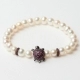 Pulsera Mujer Lancaster JLA-BR-TURTLE-5-WH Morado Blanco Plata de ley 16 mm