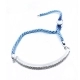 Pulsera Mujer Panarea BS19PL2AZ Azul Plata Plateado (Ajustable)