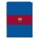Carpeta F.C. Barcelona Granate Azul marino A4 (26 x 33.5 x 2.5 cm)